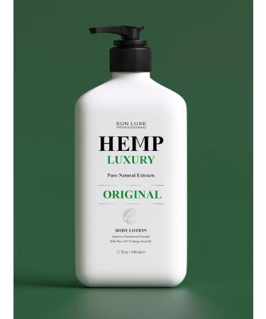 Sun Luxe Professional Body lotion after tanning Hemp Luxury Original 500ml - Buy Online on GoSupps.com