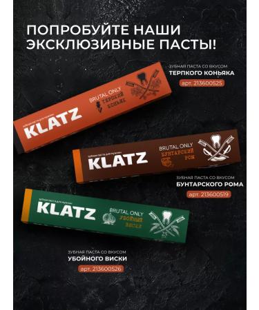 Klatz Toothpaste whitening remineralizing 75 ml - Buy Online on GoSupps.com