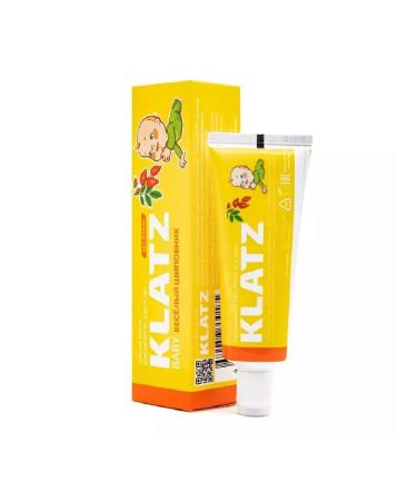 Klatz Baby toothpaste 0-4 years old without fluoride 40 ml - Buy Online on GoSupps.com