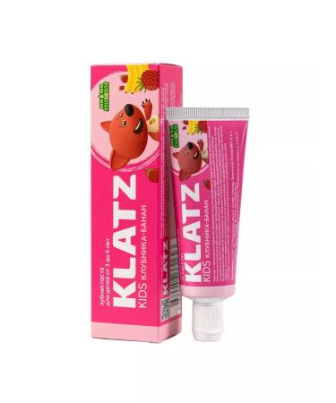 Klatz Baby Paste 3-6 years old strawberry-Banan 40 ml - Buy Online on GoSupps.com