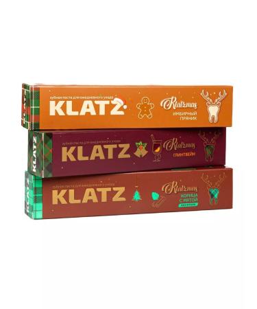 Toothpaste with fluorine New Year's Klatzmas 75 ml - Buy Online on GoSupps.com