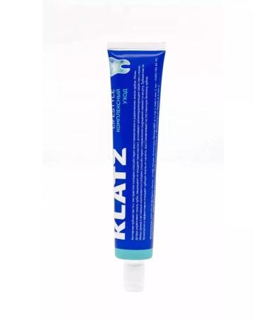 Klatz Toothpaste whitening with a fluorine complex care of 75 ml - Buy Online on GoSupps.com