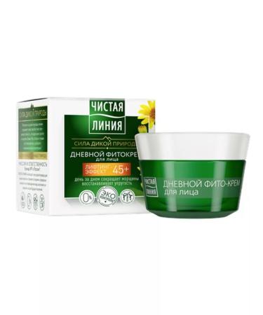 Clean line Face cream phyto arnica and daily honeysuckle 45+ 45 ml