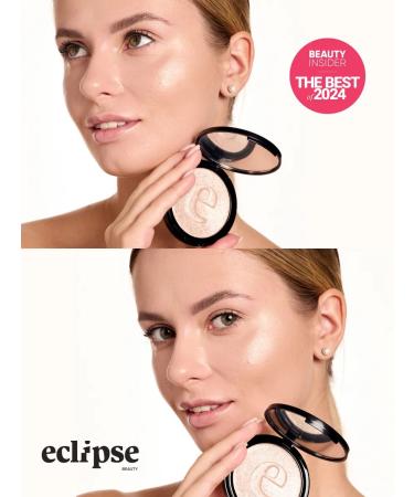 ECLIPSE beauty Highlighter for the face and body dry compact with a mirror - Buy Online on GoSupps.com