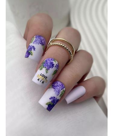 MUSE Nail Design Nail sliders flowers lilac - Buy Online on GoSupps.com