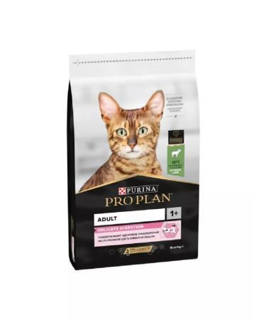 PRO PLAN Dry food for Delicate cats with lamb 10 kg - Buy Online on GoSupps.com