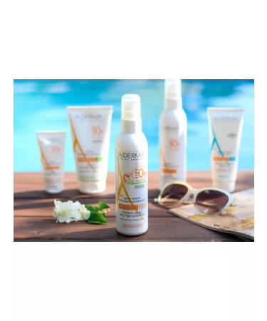 ADERMA Protect SPF50+ children's sunscreen spray 200ml - Buy Online on GoSupps.com