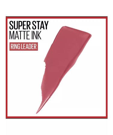 Maybelline New York Matte lipstick Super Stay Matte Ink #175 Ringleader - Buy Online on GoSupps.com