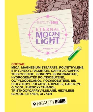 Beauty Bomb Highlighter Eternal MoonLight Cold duo pink 6g - Buy Online on GoSupps.com