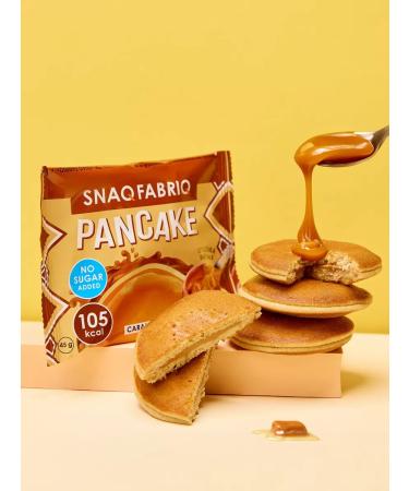 Snaq Fabriq Pancakes without sugar with filling 10pcs x 45g - Buy Online on GoSupps.com