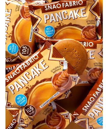 Snaq Fabriq Pancakes without sugar with filling 10pcs x 45g - Buy Online on GoSupps.com