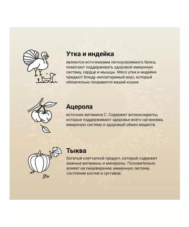 CRAFTIA Dry Harmona food for cats Duck turkey 0.32 kg 4 pcs - Buy Online on GoSupps.com