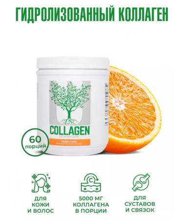 Fitnessland Collagen Collagen 300 grams orange - Buy Online on GoSupps.com
