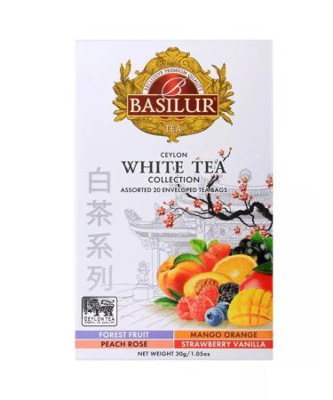 Basilur White tea in bags of White Tea 2 pcs - Buy Online on GoSupps.com