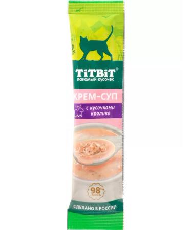 Titbit Cat a treat. Cream-SUP with rabbit. 10 g to 16 pcs