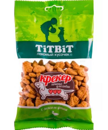 Titbit The treat for dogs of small breeds. cracker. With duck meat. 100 g
