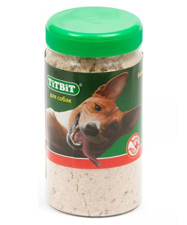 Titbit A delicacy meat -bone flour for dogs. Bank plast. 120 g