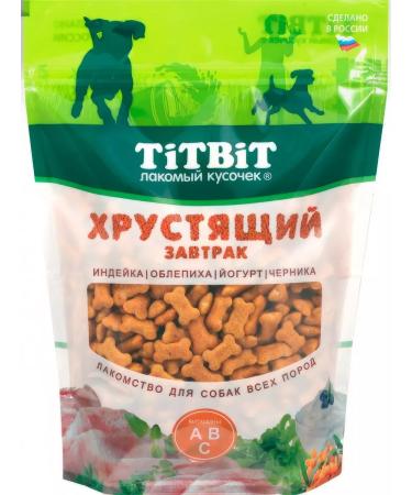 TiTBiT A treat for dogs. Breakfast is crispy. With a turkey. 700 g