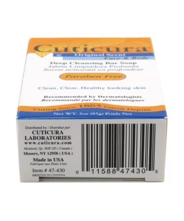 Cuticura Soap - pimples and acne foam for problem skin 85g - Buy Online on GoSupps.com