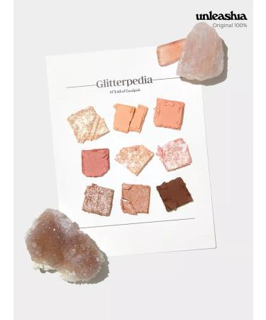 UNLEASHIA Palette Shadows Glitterpedia Eye Palette N 3 All of Coralpink - Buy Online on GoSupps.com