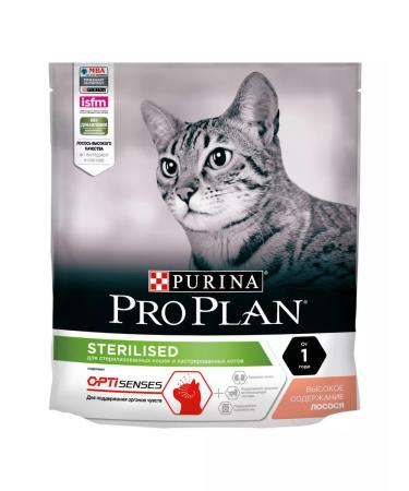 Purina Pro Plan Sterilated Optisenses salmon 3kg maintaining the organs