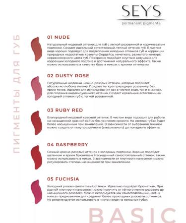 SEYS 04 Brunette Pype for permanent makeup 10 ml - Buy Online on GoSupps.com