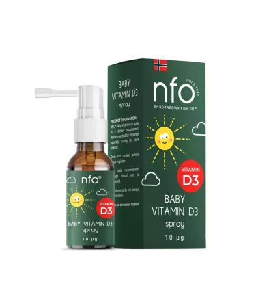 Beautiful life Nfo children's vitamin D 3 spray bottle fluid with a dispenser joint venture