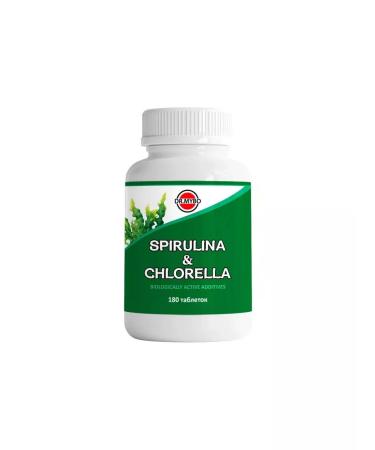 Beautiful life DR Mybo spirulina+chlorella 180 pcs. Tablets weighing 0.5 g