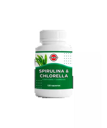 Beautiful life DR Mybo spirulina+chlorella 120 pcs. Tablets weighing 0.5 g