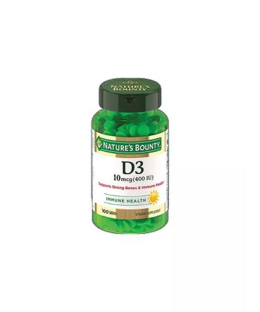 Beautiful life Nature's Bounty Vitamin D3 10 MCG "Vitamin D" 400MA capsule