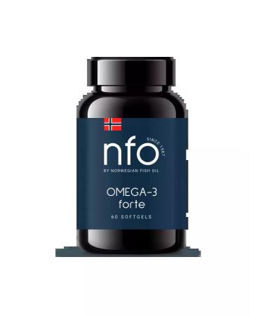 Beautiful life NFO Norwegian Fish Oil Omega-3 Fort 60 pcs. Capsules weighing 1