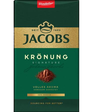 jaCobs Ground Coffee Kronung 100% Arabica 500g. 2 pcs - Buy Online on GoSupps.com