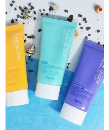 A'PIEU Moisturizing sunscreen gel for the face SPF50.50ml - Buy Online on GoSupps.com