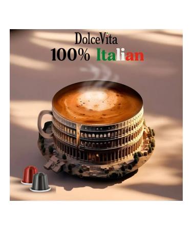 Nespresso DolceVita Coffee in capsules for Nespresso coffee machine 100 pcs. Decuff - Buy Online on GoSupps.com
