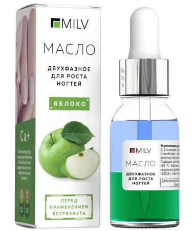 MILV Two -phase oil for nails and cuticles "Apple"