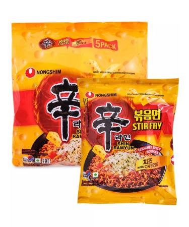 Nongshim Lapsha nongshm tire ramen with STIR Fry cheese 5pcs x 136g Korea