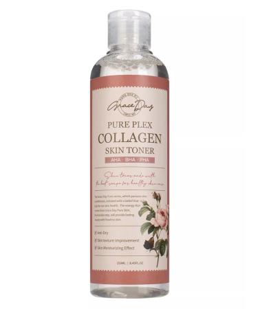 Grace Day Toner with collagen Pure Plex Collagen Skin Toner 250 ml - Buy Online on GoSupps.com