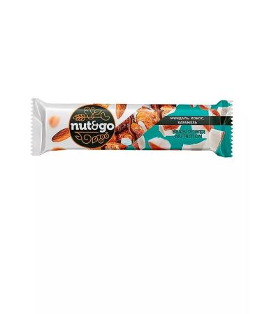KDV Batonchik "Nut & Go" almonds coconut caramel 18 sh 36 g - Buy Online on GoSupps.com