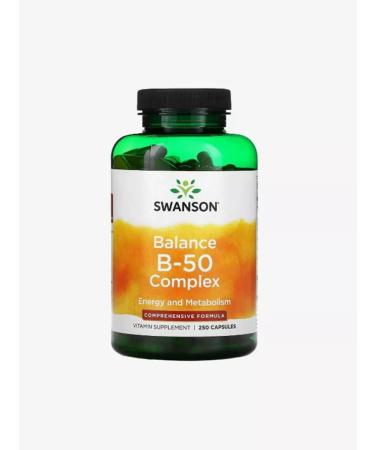 Swanson Balance B-50 Complex 250 Caps - Buy Online on GoSupps.com