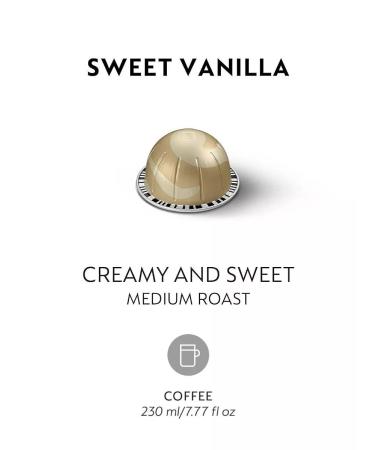Nespresso Vertuo Coffee in capsules Vertuo Sweet Vanilla 10 pcs - Buy Online on GoSupps.com