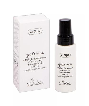 Ziaja Face cream moisturizing and pulling goat milk - Buy Online on GoSupps.com