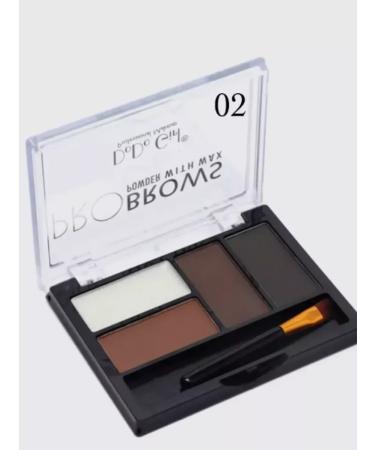 DS cosmetics Professional palette of eyebrow shadows - Buy Online on GoSupps.com