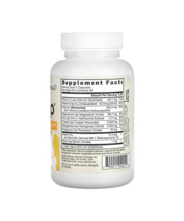 Jarrow Formulas Boneup for bones and joints 120 capsules - Buy Online on GoSupps.com