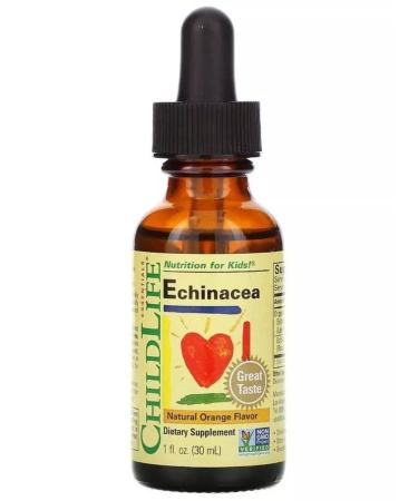 California Gold Nutrition Echinacea for children taste orange echinacea