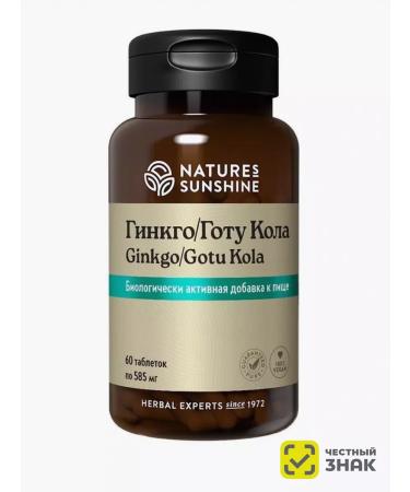 Nature's Sunshine Ginkgo Gotu Kola NSP Bad Ginkgo Gotu Kola NSP 585 mg
