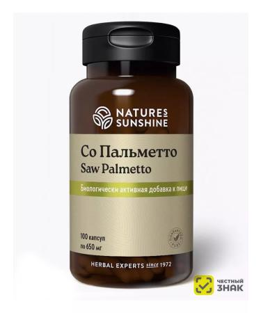 Nature's Sunshine With palmetto NSP Saw Palmetto NSP BAD 650 mg