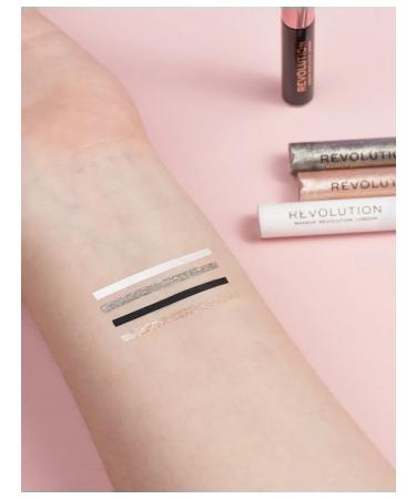 Revolution Makeup Super Flick Liquid Eyeliner Silver eyes - Buy Online on GoSupps.com