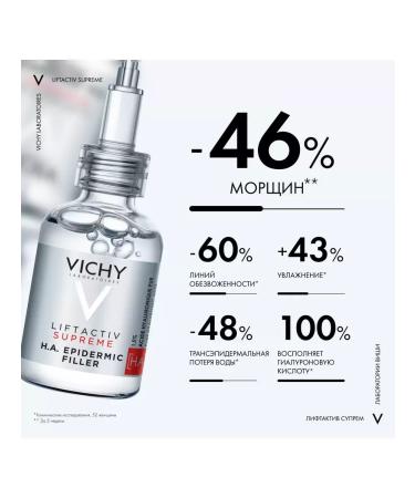 Vichy Liftactiv Supreme Anti-aging serum-filler 10 ml - Buy Online on GoSupps.com