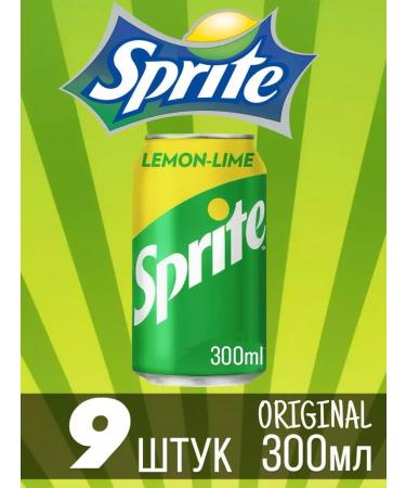 Sprite gas a drink 9pc 0.3l
