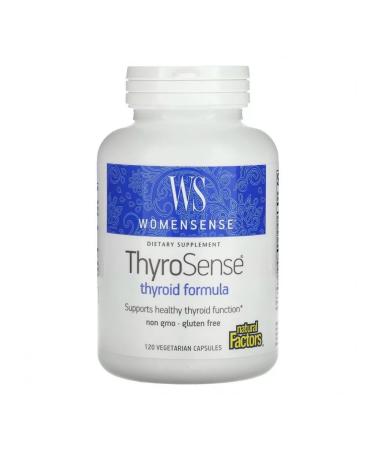 Natural Factors Thyrosense a thyroid tool 120 capsules